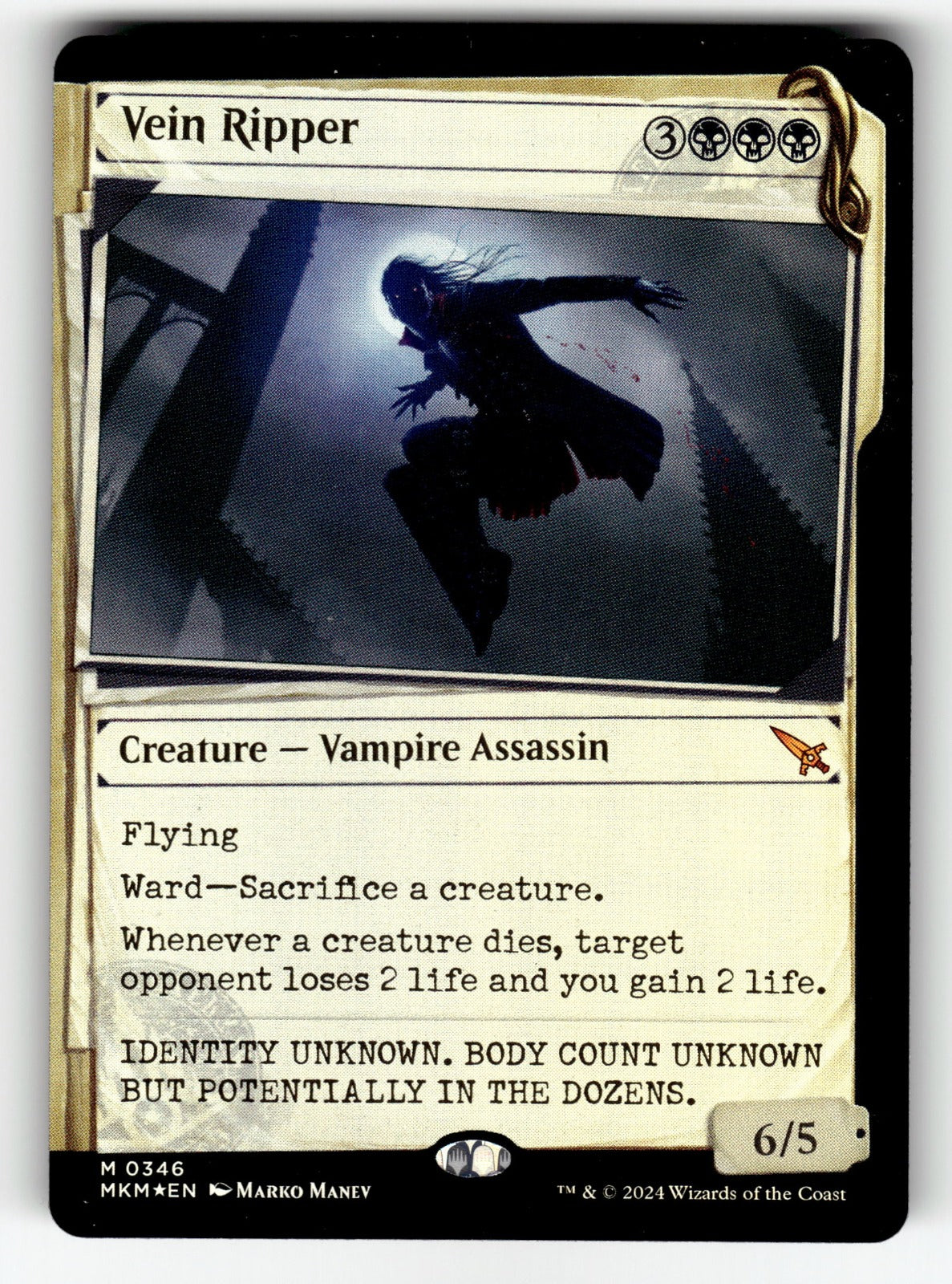 Vein Ripper (Showcase) – 346 MKM: Murders at Karlov Manor M Foil NM