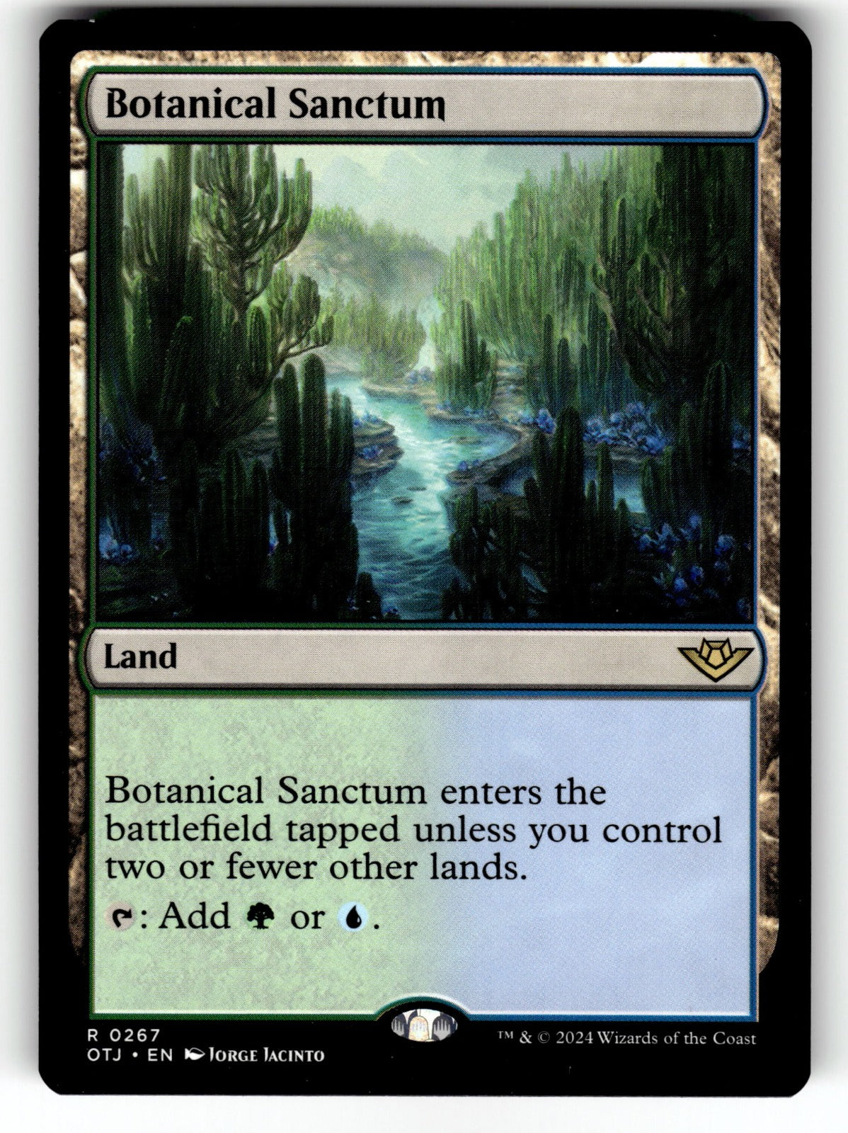 Botanical Sanctum – 267 OTJ: Outlaws of Thunder Junction R NM