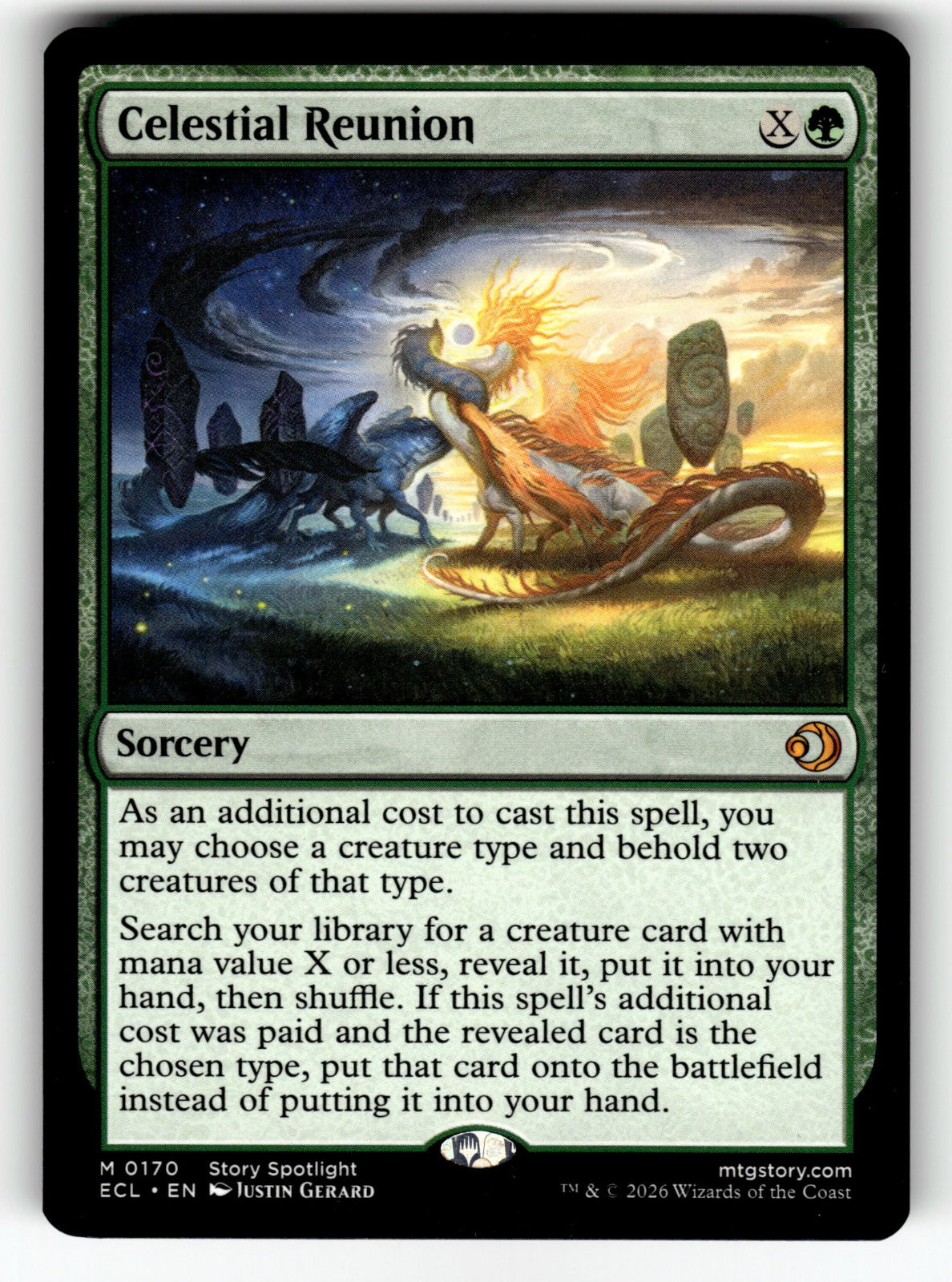 Celestial Reunion – 170 ECL: Lorwyn Eclipsed M NM