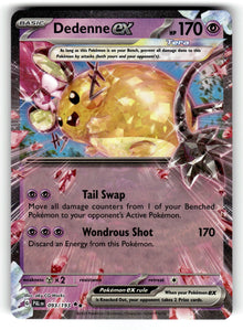Dedenne ex – 093/193 PAL: SV02: Paldea Evolved Double Rare Holo NM