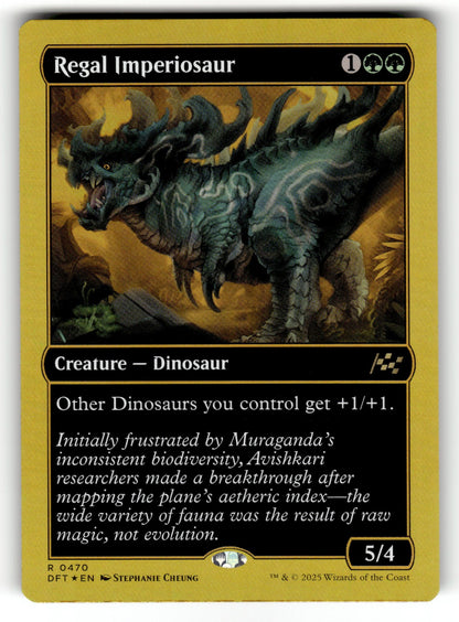 Regal Imperiosaur (First-Place Foil) – 470 DFT: Aetherdrift R Foil NM