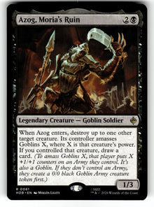 Azog, Moria's Ruin – 61 HOB: The Hobbit R NM