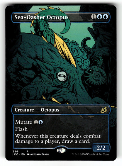 Sea-Dasher Octopus (Showcase) – 286 IKO: Ikoria: Lair of Behemoths R NM