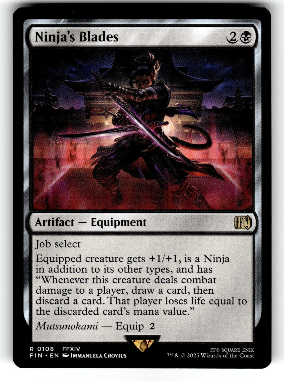 Ninja's Blades – 108 FIN: FINAL FANTASY R NM