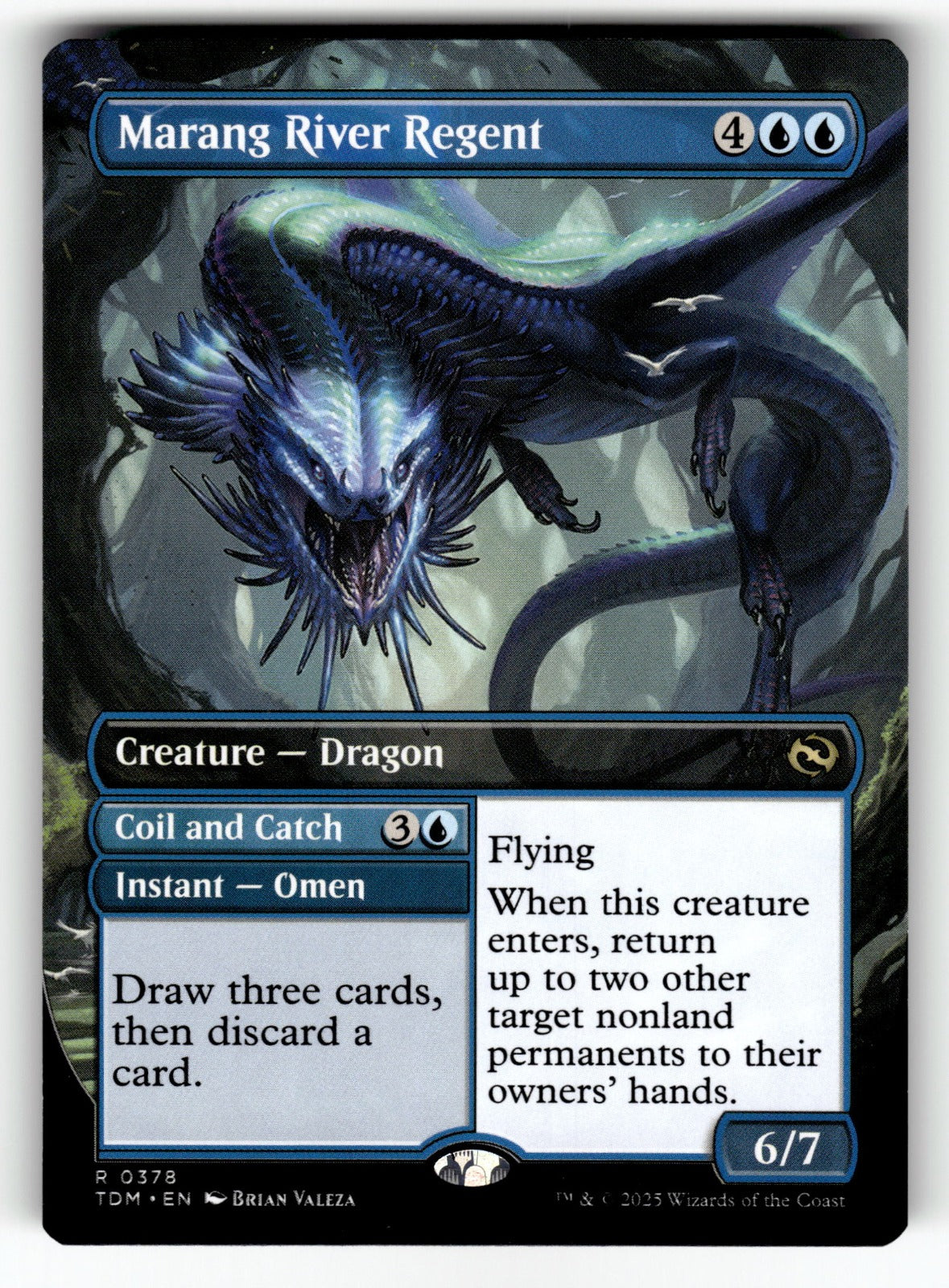 Marang River Regent (Borderless) – 378 TDM: Tarkir: Dragonstorm R NM