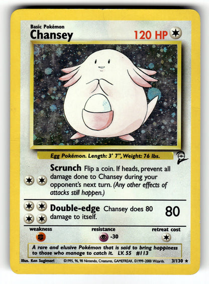 Chansey – 003/130 BS2: Base Set 2 Holo Rare MP