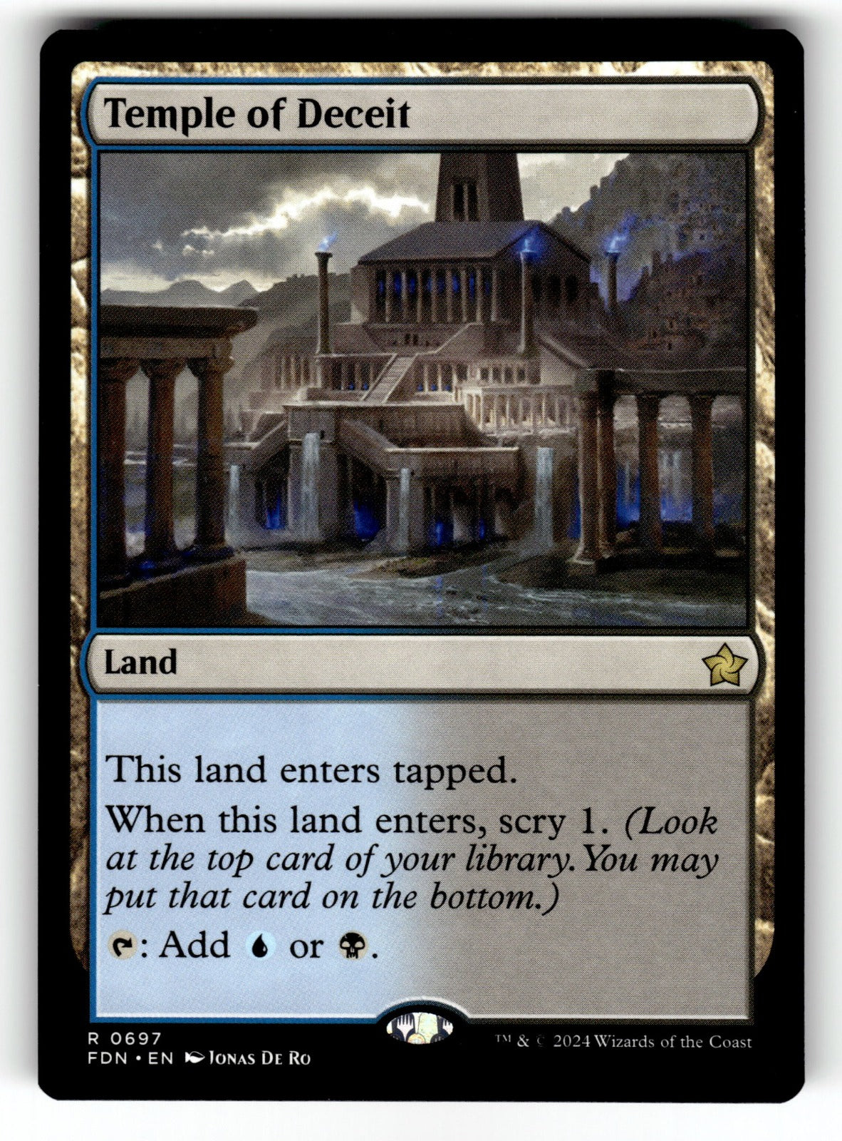 Temple of Deceit – 697 FDN: Foundations R NM