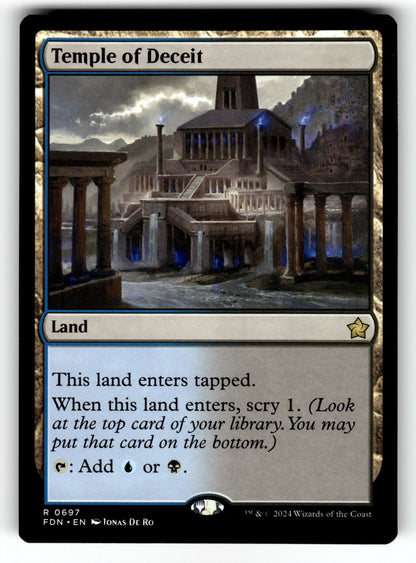 Temple of Deceit – 697 FDN: Foundations R NM
