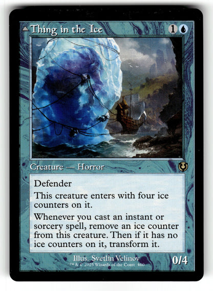 Thing in the Ice (Retro Frame) – 460 INR: Innistrad Remastered R LP