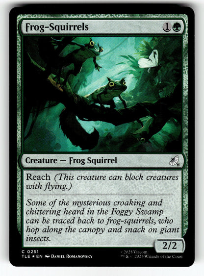 Frog-Squirrels – 251 TLE: Avatar: The Last Airbender: Eternal-Legal C Foil NM