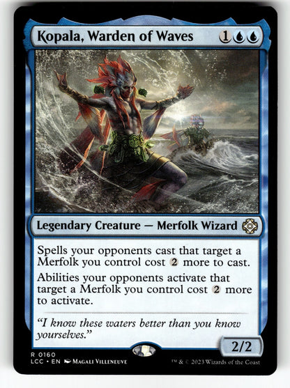 Kopala, Warden of Waves – 160 LCC: Commander: The Lost Caverns of Ixalan R NM