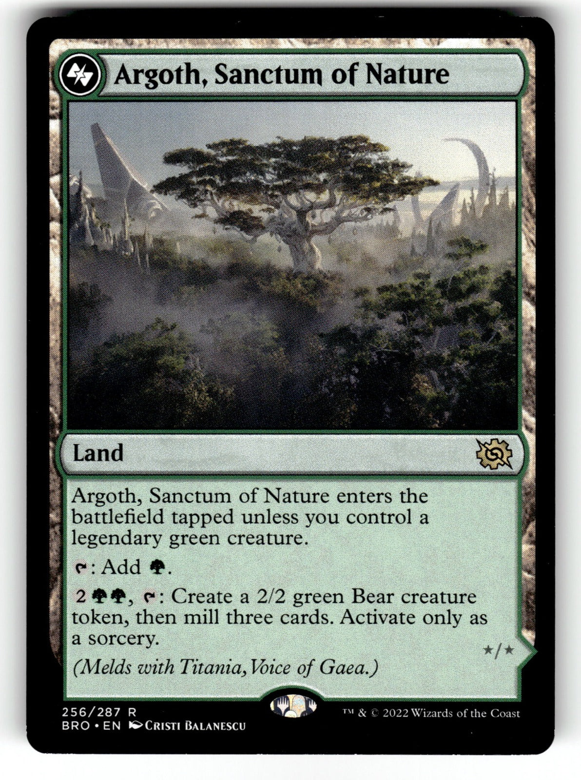 Argoth Sanctum of Nature – 256 BRO: The Brothers' War R NM