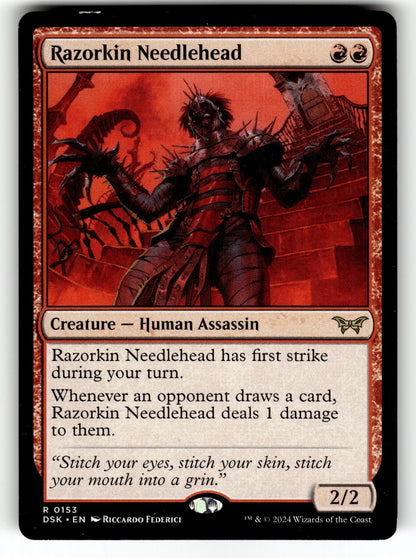 Razorkin Needlehead – 153 DSK: Duskmourn: House of Horror R NM
