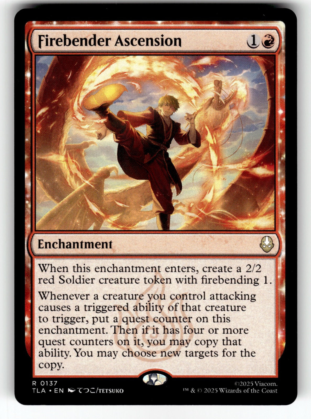 Firebender Ascension – 137 TLA: Avatar: The Last Airbender R NM