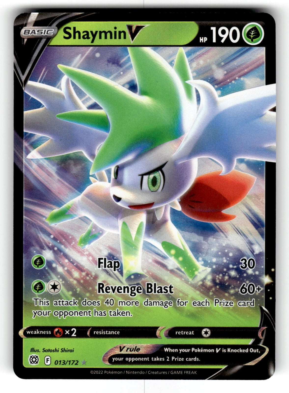 Shaymin V – 013/172 SWSH09: SWSH09: Brilliant Stars Ultra Rare Holo NM