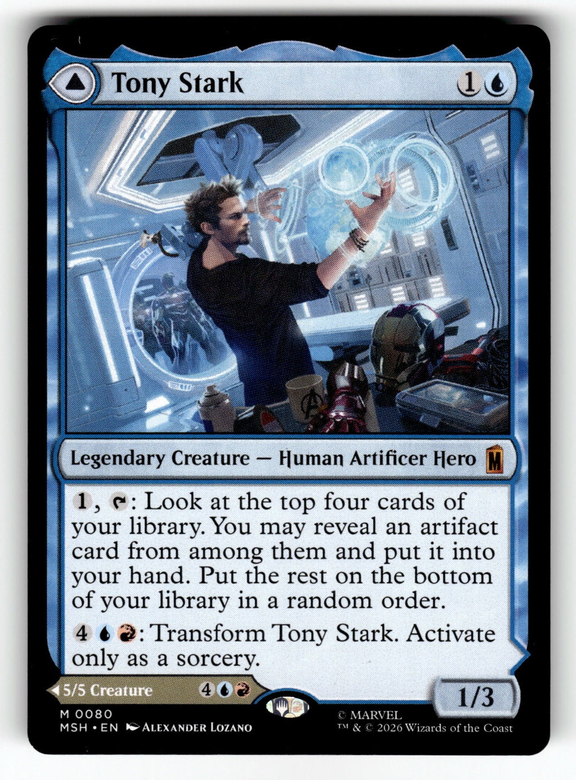 Tony Stark – 80 MSH: Marvel Super Heroes M NM