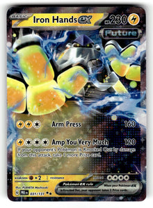 Iron Hands ex – 031/131 PRE: SV: Prismatic Evolutions Double Rare HoloNM