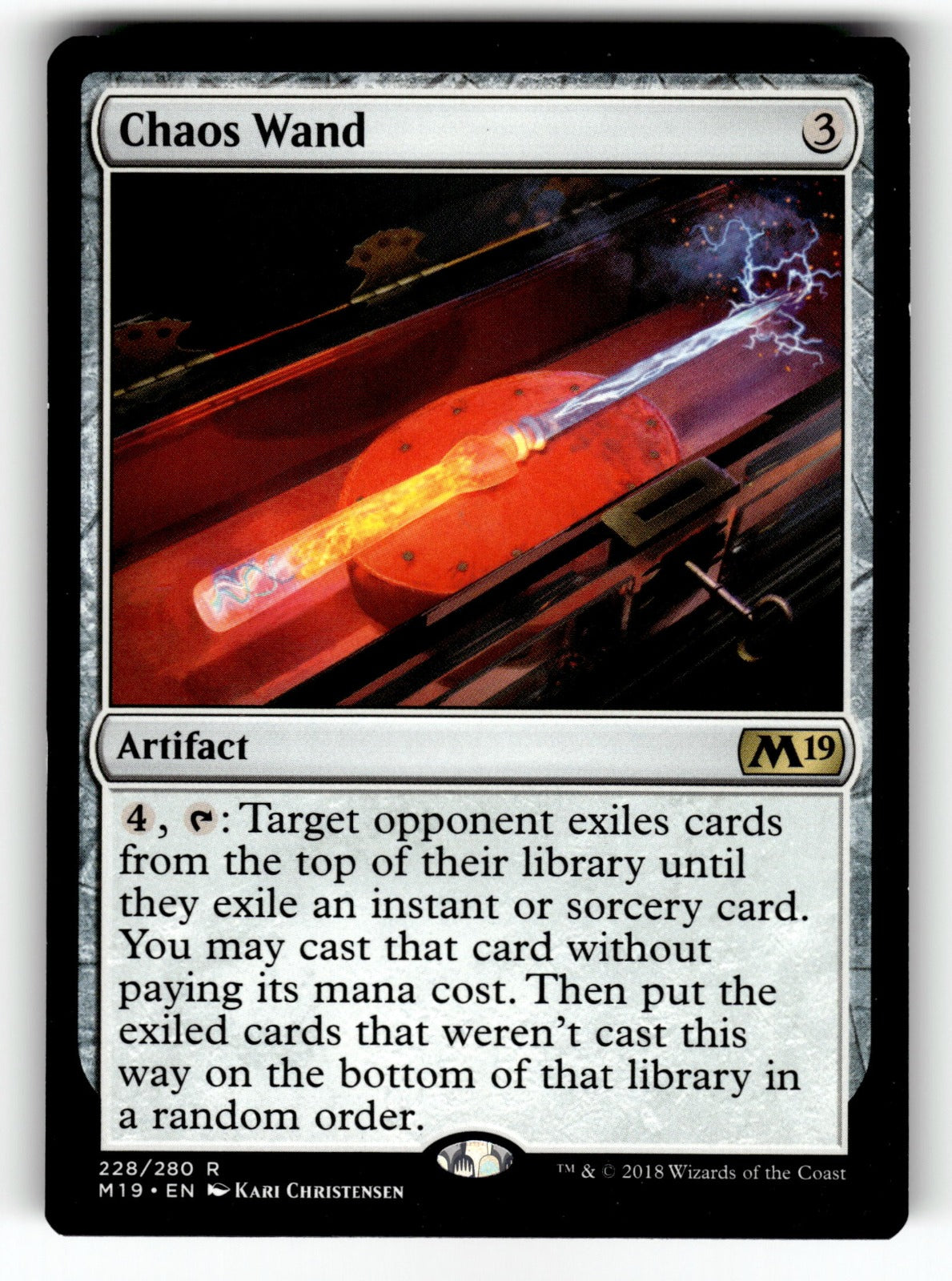 Chaos Wand – 228 M19: Core Set 2019 R NM