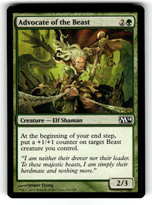 Advocate of the Beast – 164 M14: Magic 2014 (M14) C LP