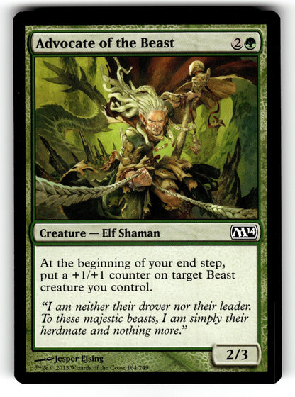 Advocate of the Beast – 164 M14: Magic 2014 (M14) C LP