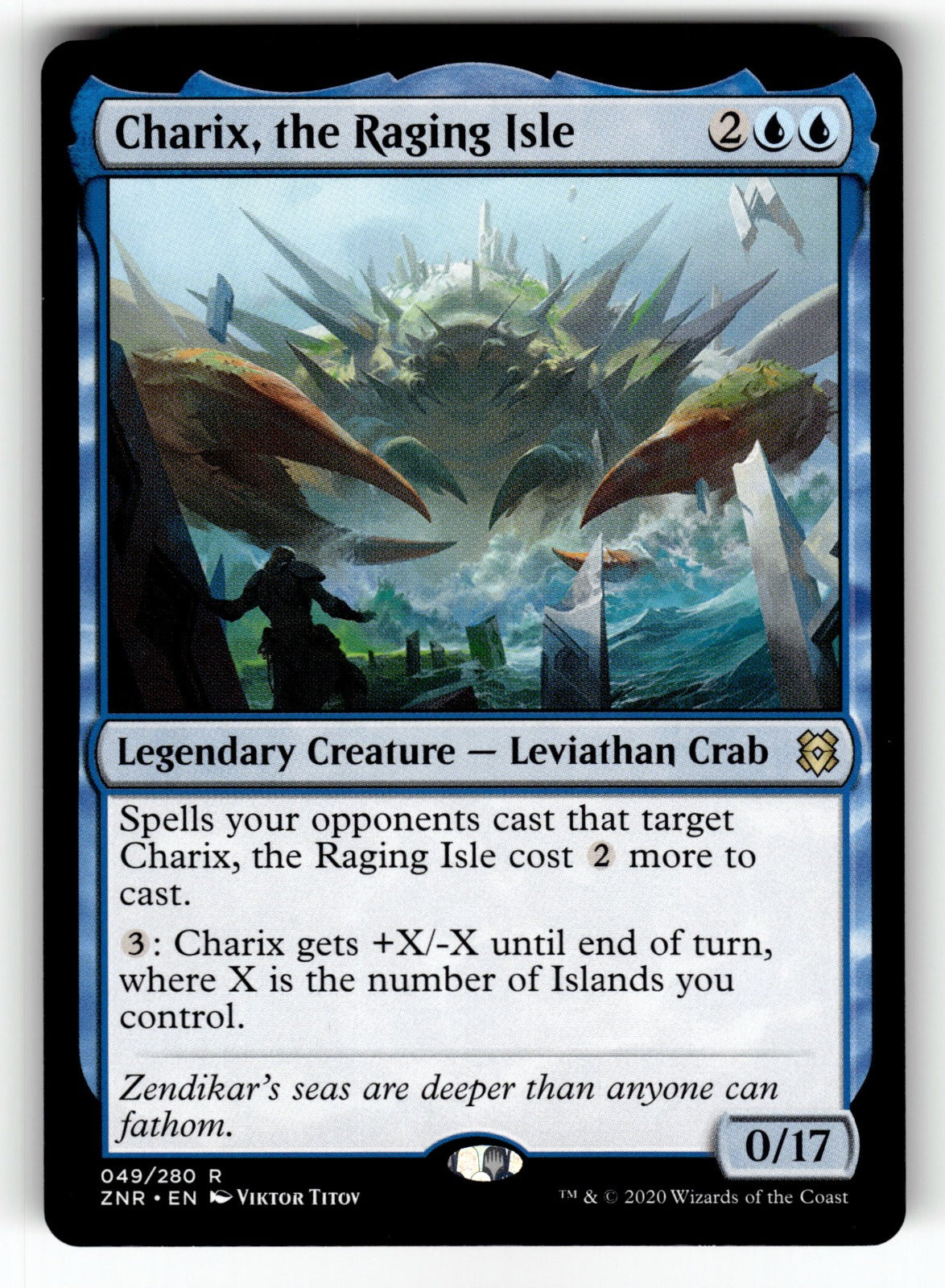 Charix, the Raging Isle – 49 ZNR: Zendikar Rising R NM