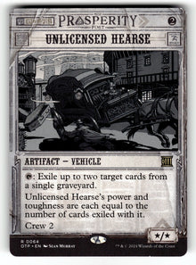 Unlicensed Hearse – 64 OTP: Outlaws of Thunder Junction: Breaking News R NM