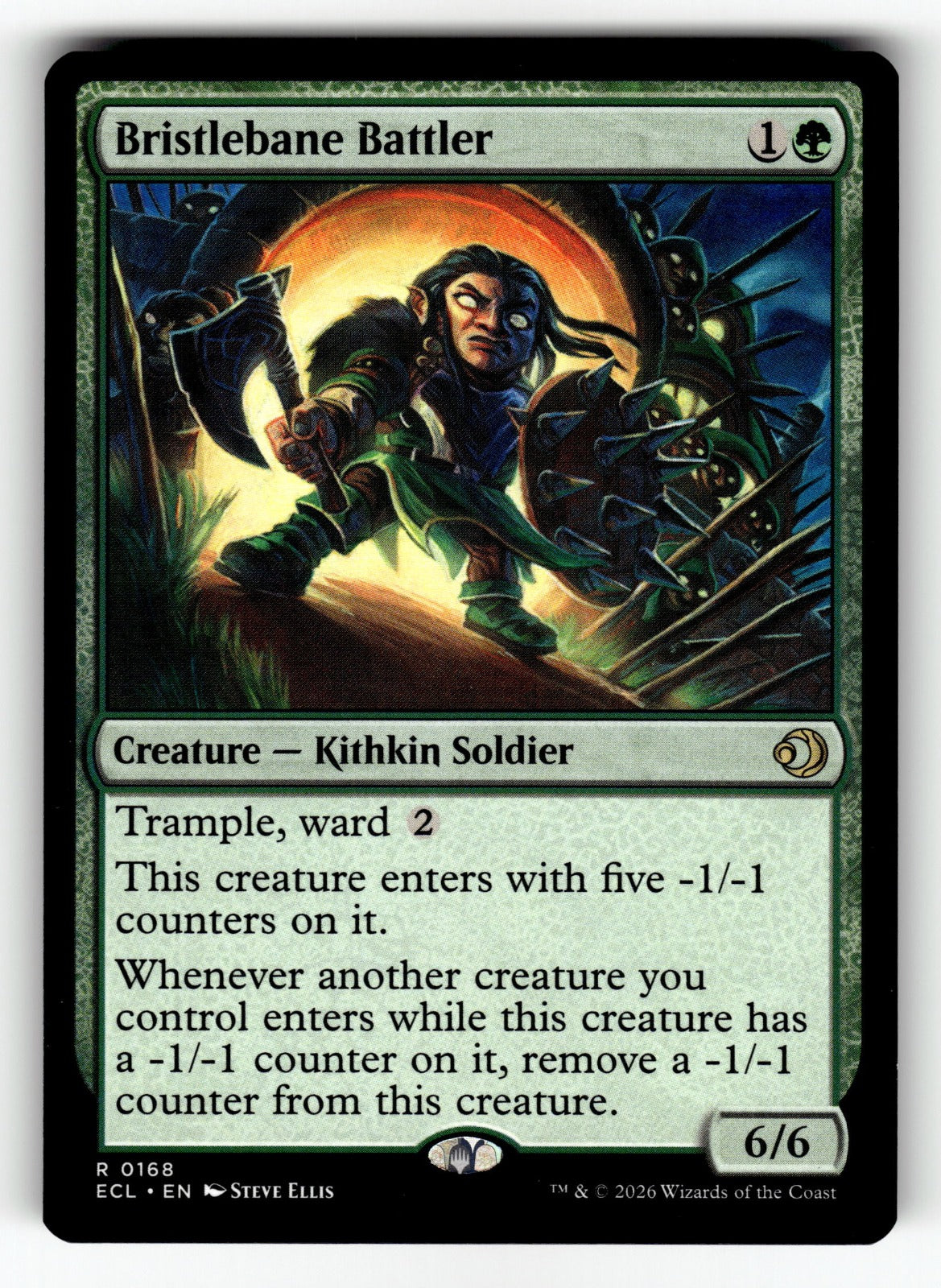 Bristlebane Battler – 168 ECL: Lorwyn Eclipsed R NM