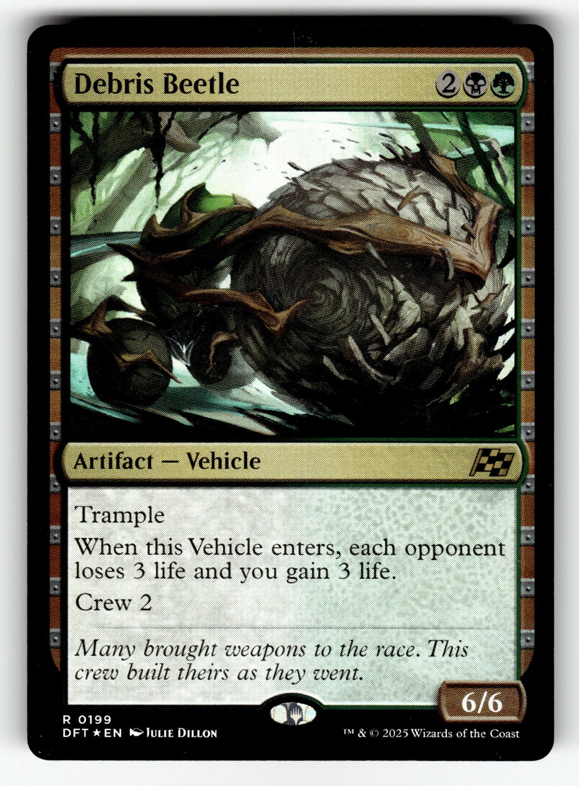 Debris Beetle – 199 DFT: Aetherdrift R FoilNM