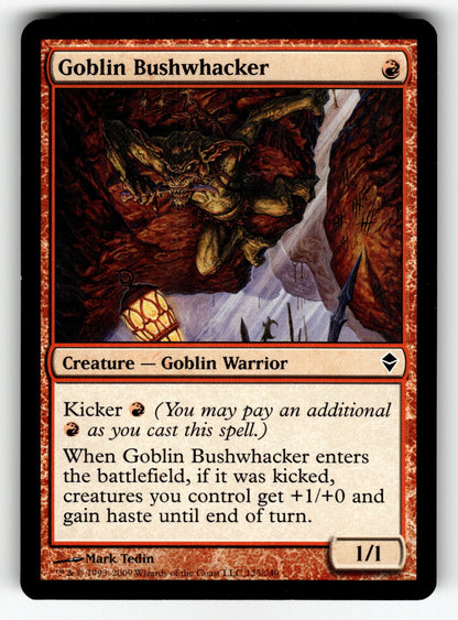 Goblin Bushwhacker – 125 ZEN: Zendikar C LP