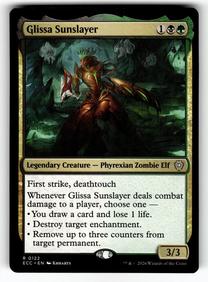 Glissa Sunslayer – 122 ECC: Commander: Lorwyn Eclipsed R NM