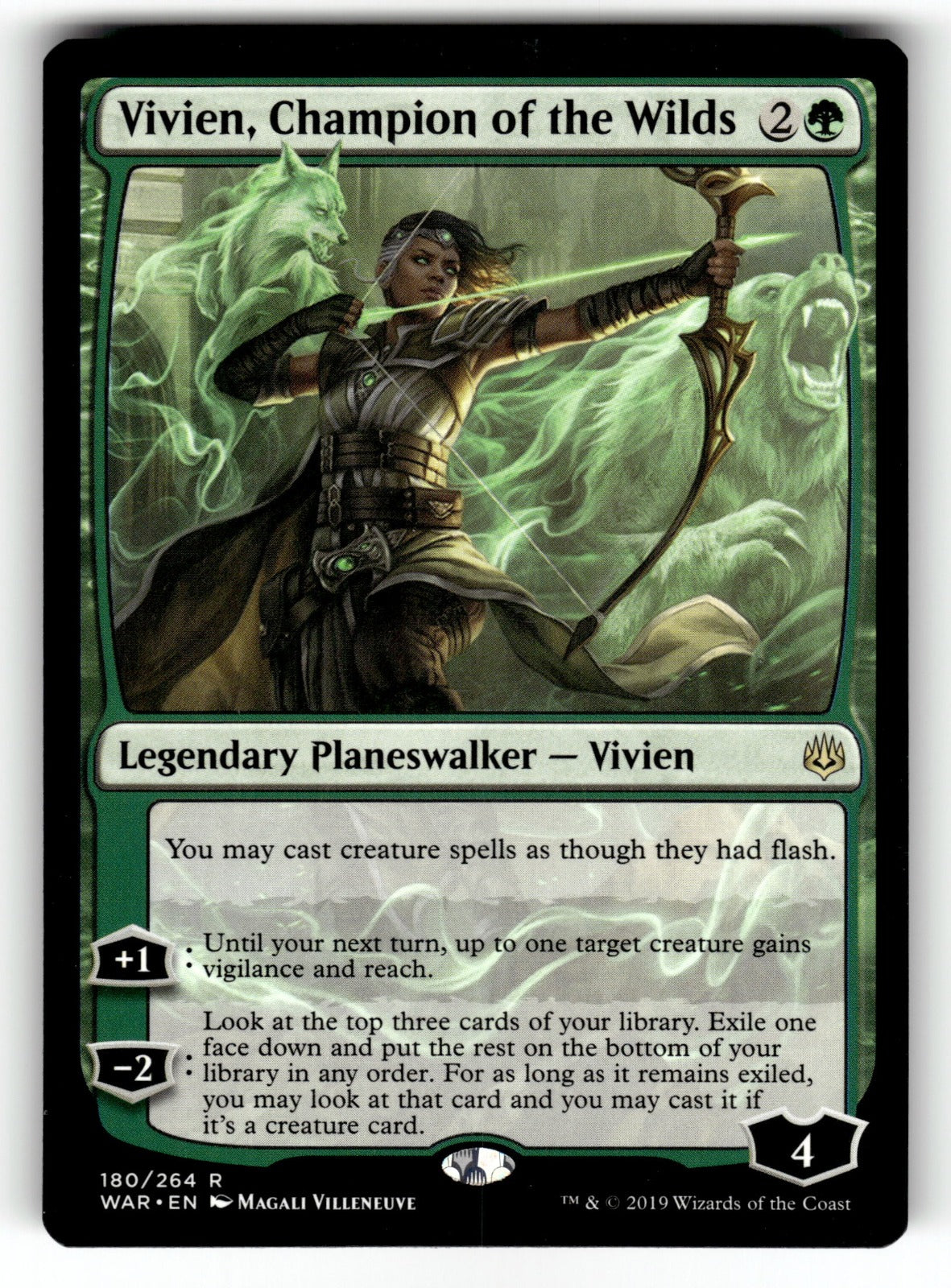 Vivien, Champion of the Wilds – 180 WAR: War of the Spark R NM