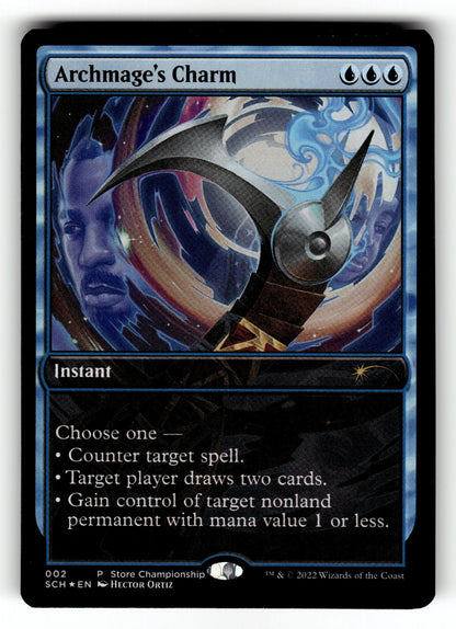 Archmage's Charm – 2 GAME: Game Day & Store Championship Promos P Foil LP