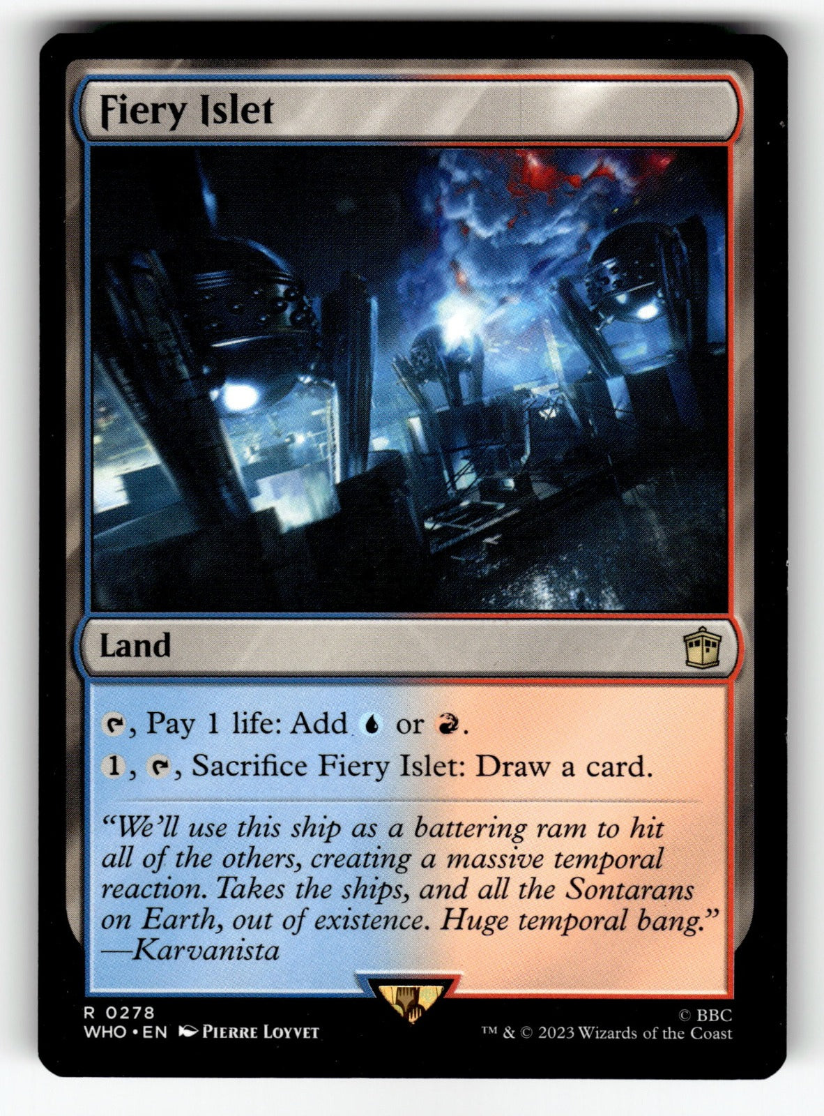 Fiery Islet – 278 WHO: Universes Beyond: Doctor Who R NM
