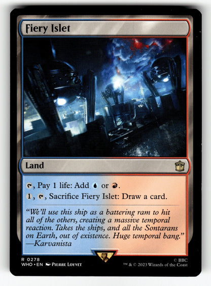 Fiery Islet – 278 WHO: Universes Beyond: Doctor Who R NM