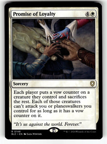 Promise of Loyalty – 148 BLC: Commander: Bloomburrow R NM