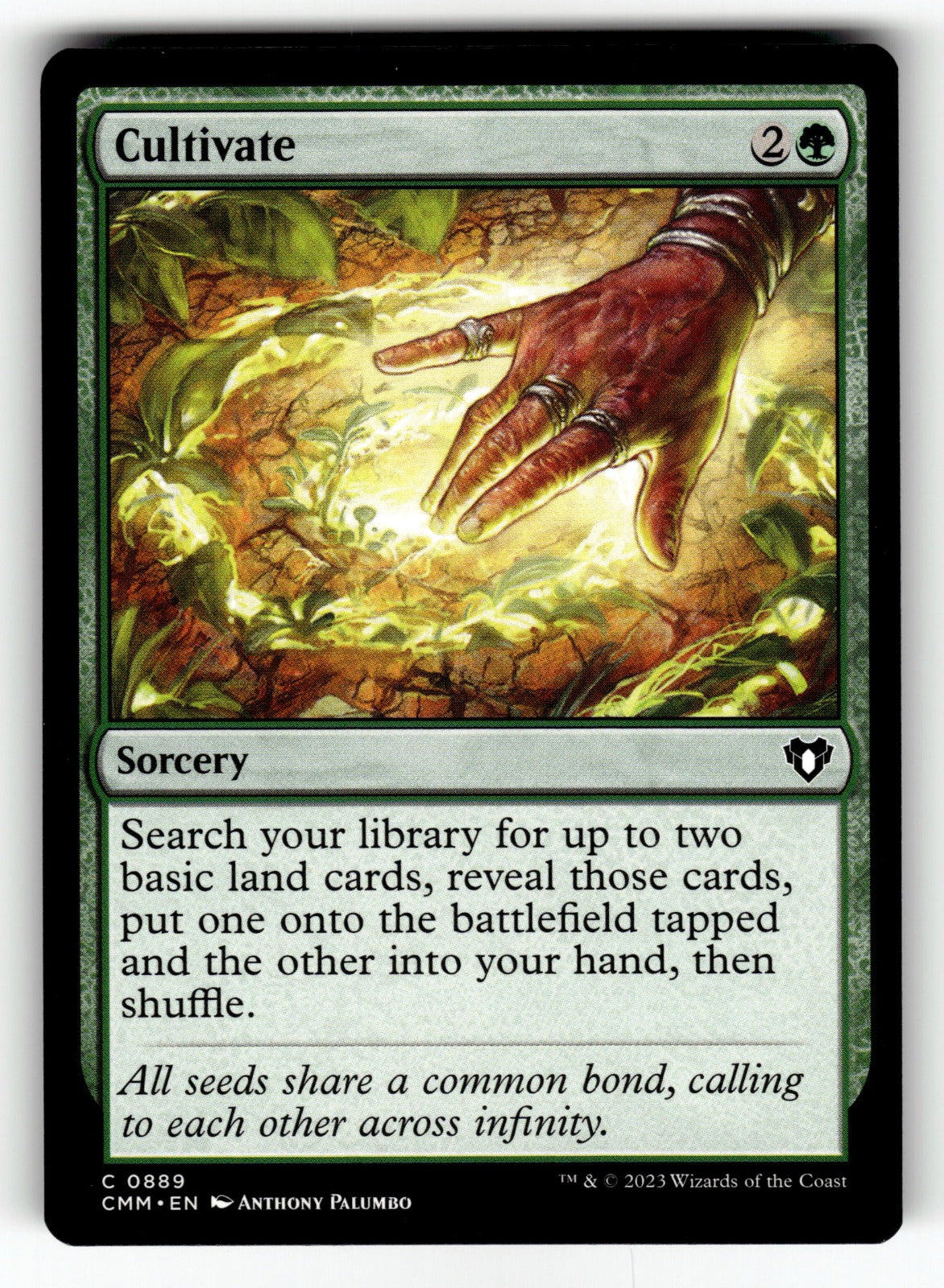 Cultivate – 889 CMM: Commander Masters C NM