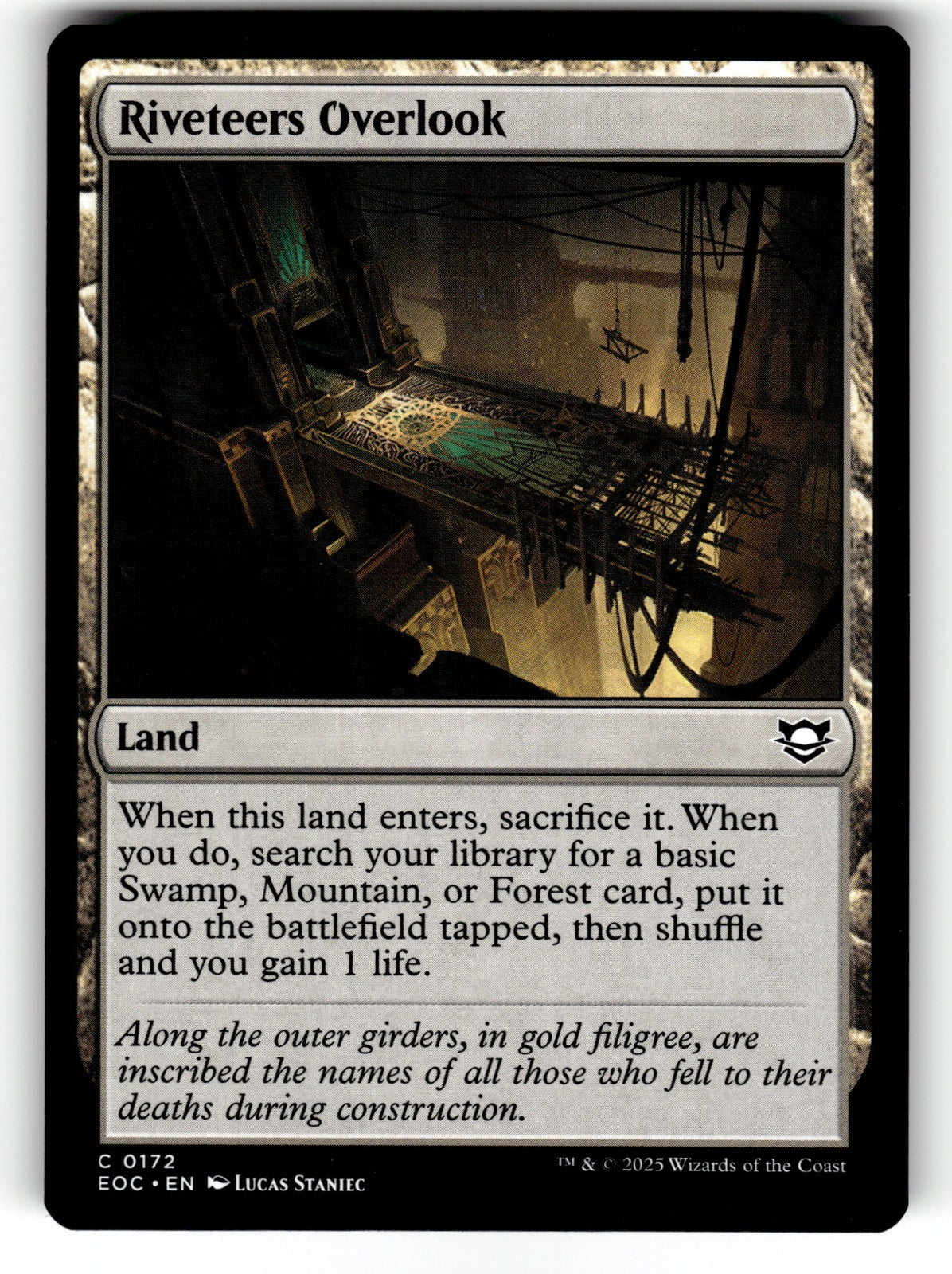 Riveteers Overlook – 172 EOC: Commander: Edge of Eternities C NM