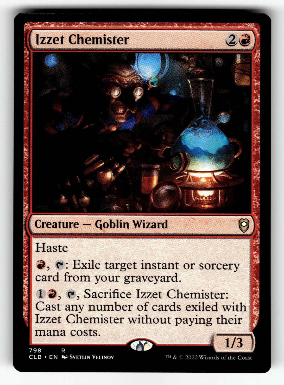 Izzet Chemister – 798 CLB: Commander Legends: Battle for Baldur's Gate R NM