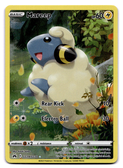 Mareep - GG34/GG70 CRZ: Crown Zenith: Galarian Gallery Ultra Rare Holofoil NM