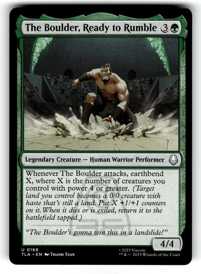 The Boulder, Ready to Rumble – 168 TLA: Avatar: The Last Airbender U NM