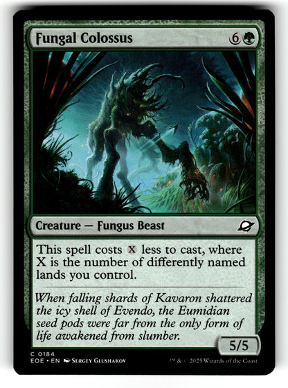 Fungal Colossus – 184 EOE: Edge of Eternities C NM