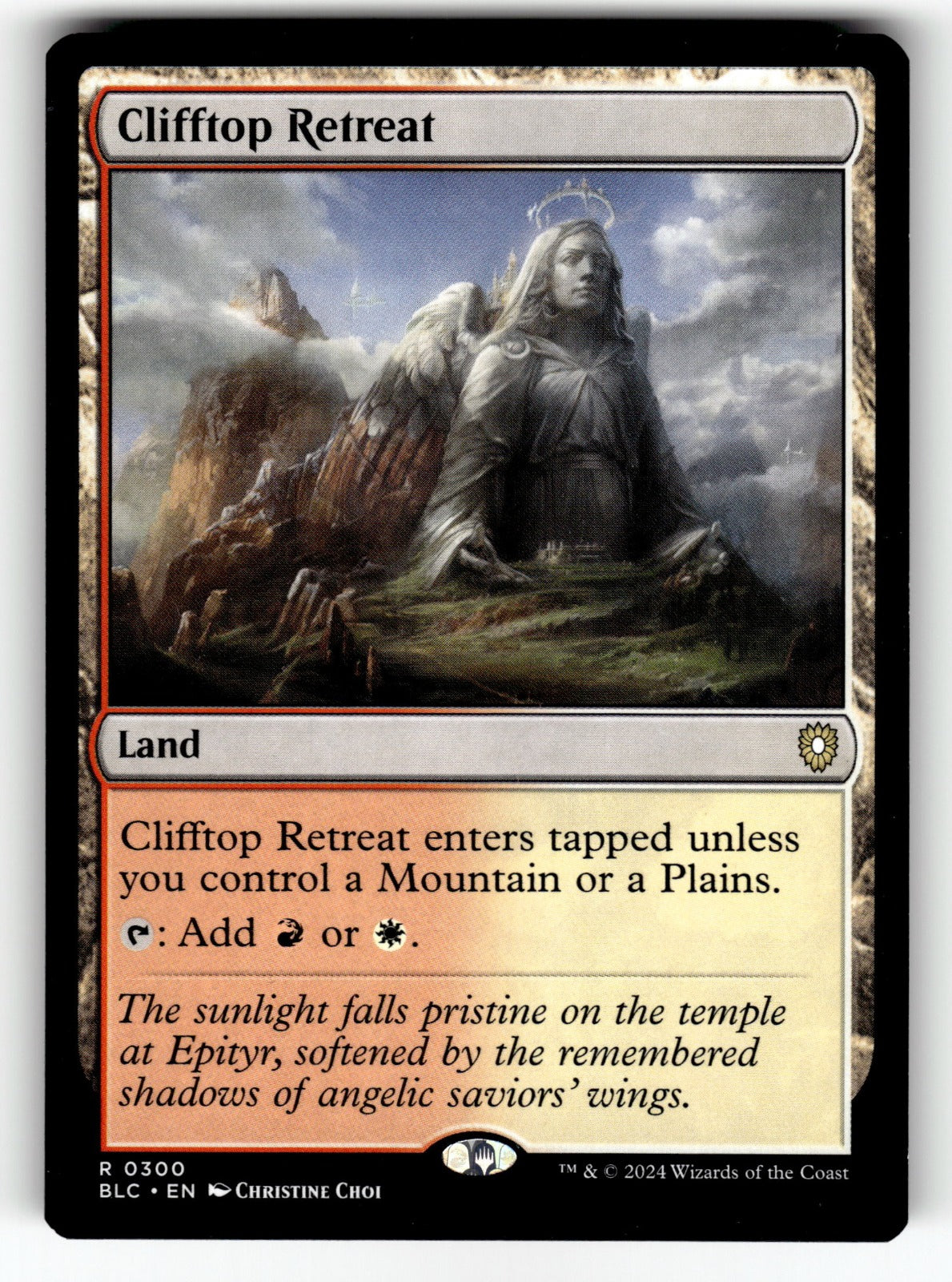 Clifftop Retreat – 300 BLC: Commander: Bloomburrow R NM