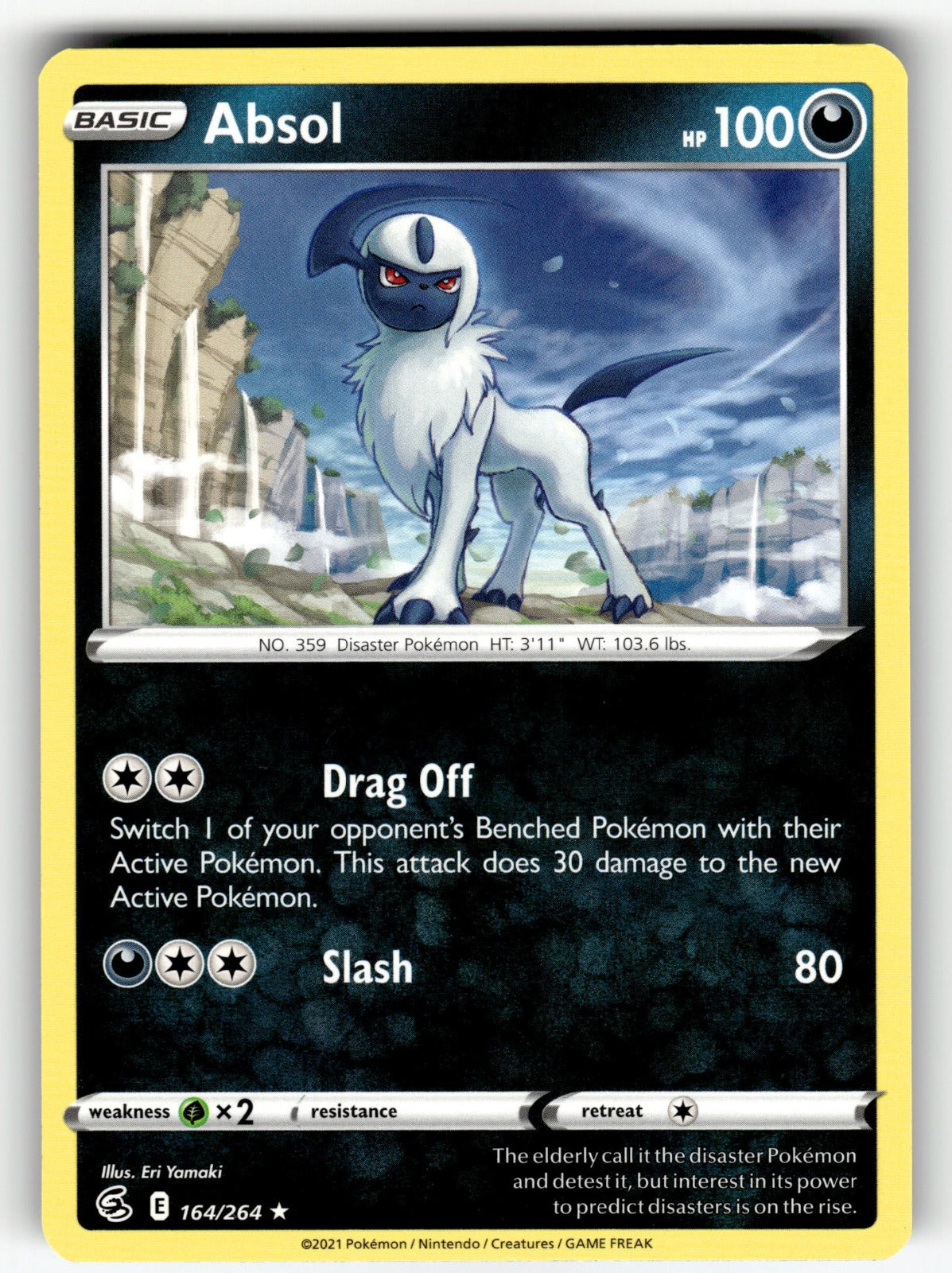 Absol – 164/264 SWSH08: SWSH08: Fusion Strike Rare NM