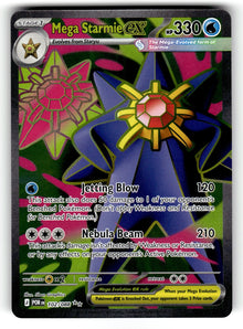 Mega Starmie ex – 102/088 POR: ME03: Perfect Order Ultra Rare Holo NM