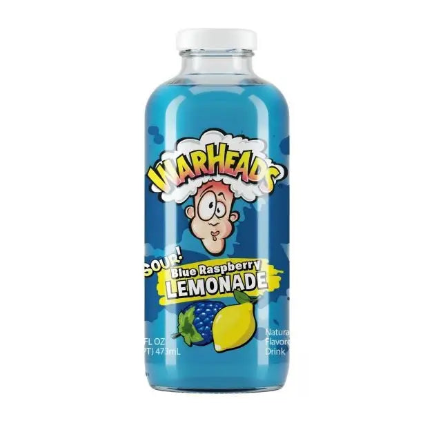 Warheads Sour! Blue Raspberry Lemonade, 16oz Glass