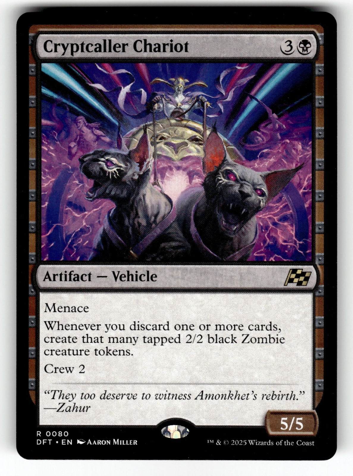Cryptcaller Chariot – 80 DFT: Aetherdrift R NM