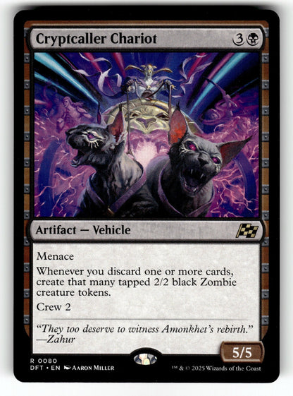 Cryptcaller Chariot – 80 DFT: Aetherdrift R NM