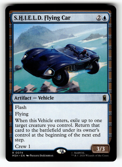 S.H.I.E.L.D. Flying Car – 74 MSH: Marvel Super Heroes R NM