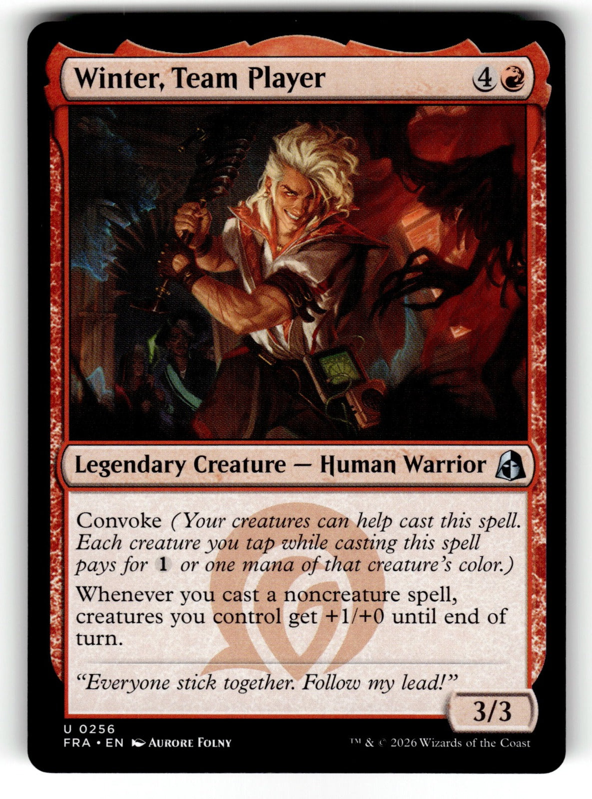 Winter, Team Player – 256 FRA: Reality Fracture U NM