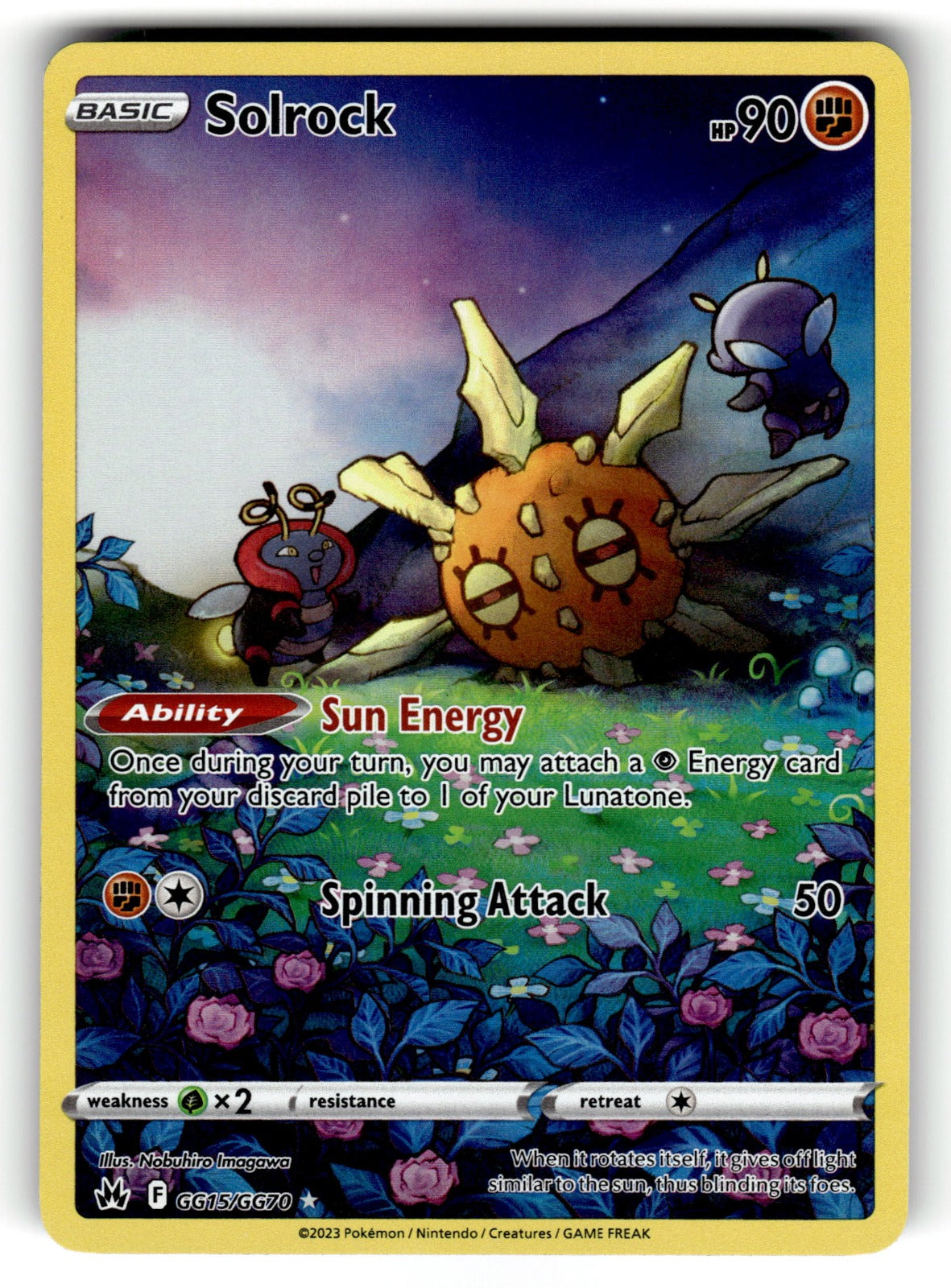 Solrock – GG15/GG70 CRZ:GG: Crown Zenith: Galarian Gallery Ultra Rare HoloMP
